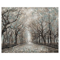 Masterpiece Art Gallery Momentary Quiet Platinum Park Trees by Frank Parson Canvas Art Print 22" x 28"