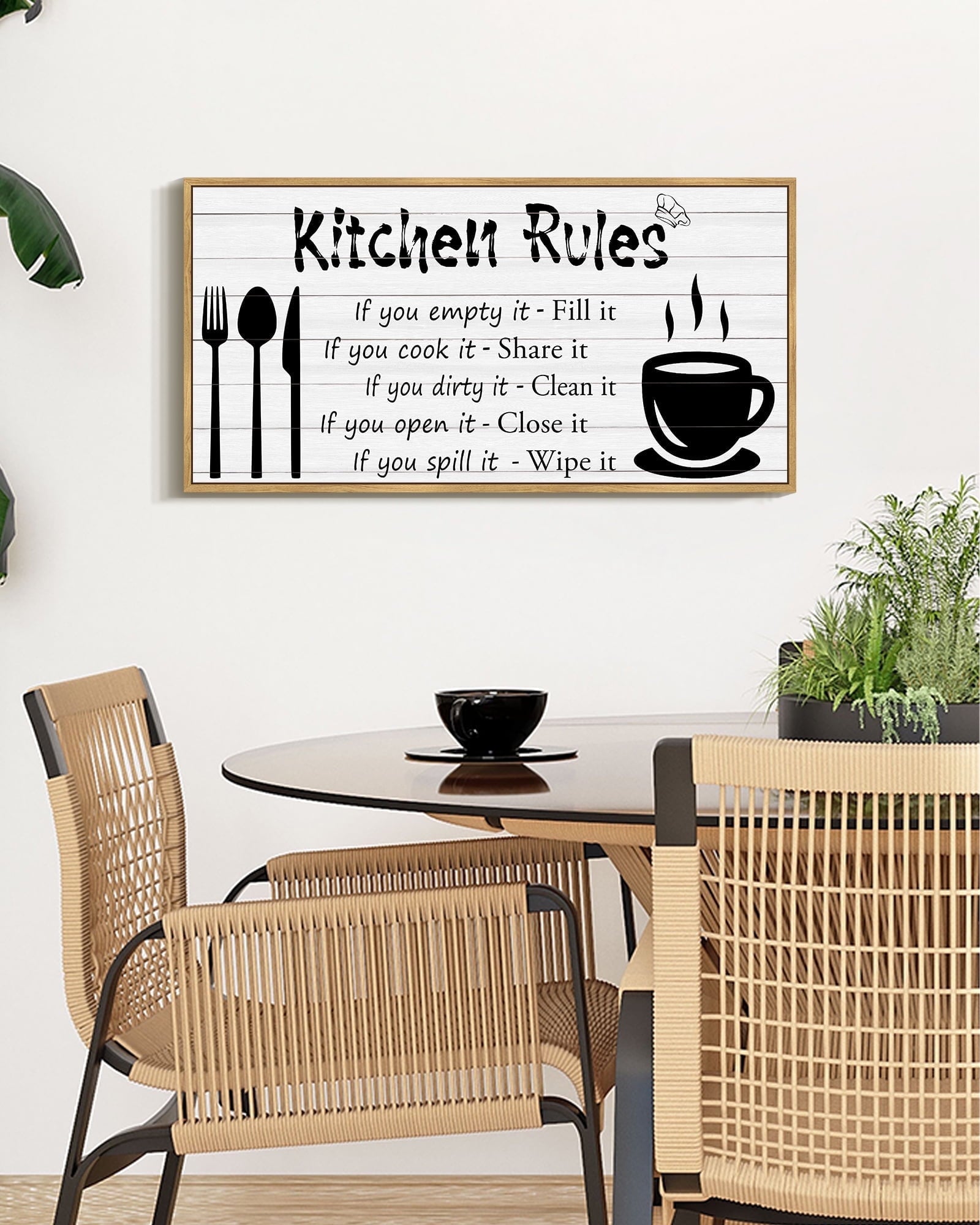 SHENIFY Abstract Landscape Wall Art 20x40in Natural Framed Minimalist Tan Green Mountain Neutral Toned Misty Nature Wilderness Illustrations Modern Art Decorative